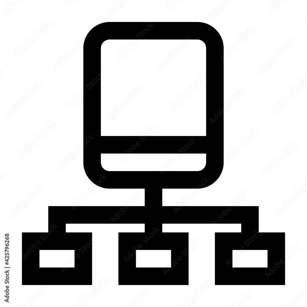 An icon of cellular network outline design
An icon of cellular network outline design