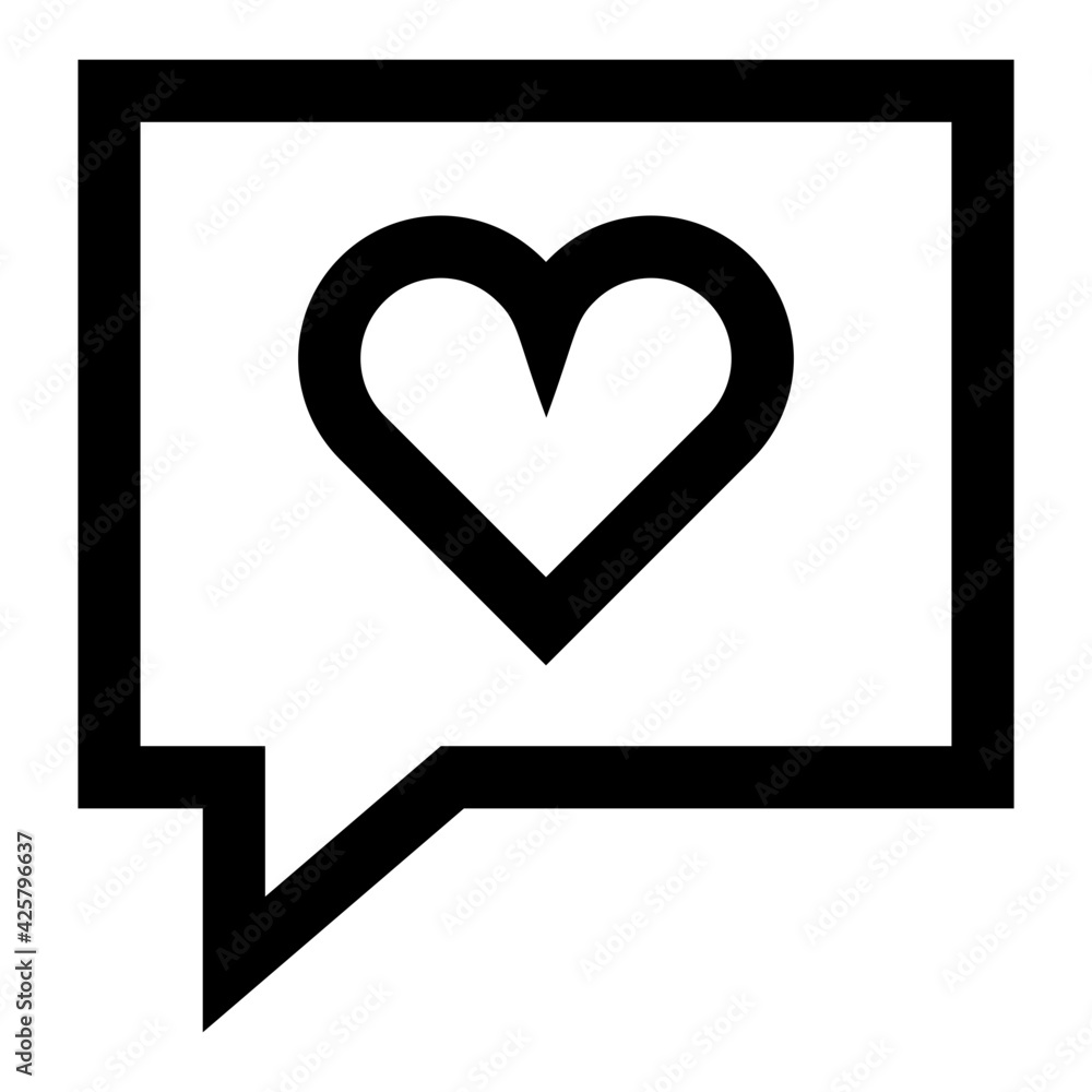 A heart like denoting feedback, linear icon
A heart like denoting feedback, linear icon