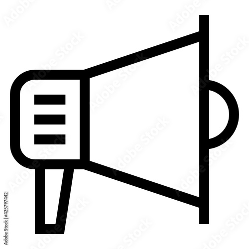 
A promotion icon in linear design 

