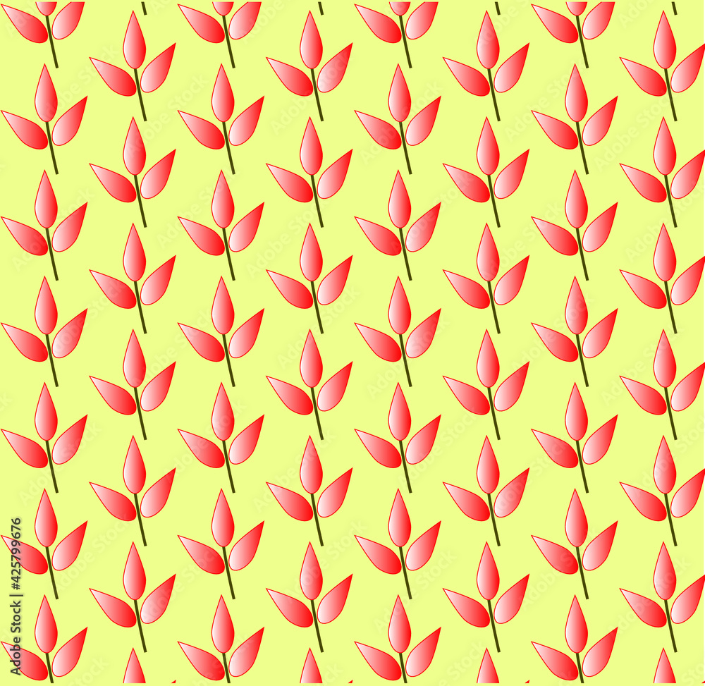 Abstract pattern having flowers with light color background Abstract pattern having flowers with light color background