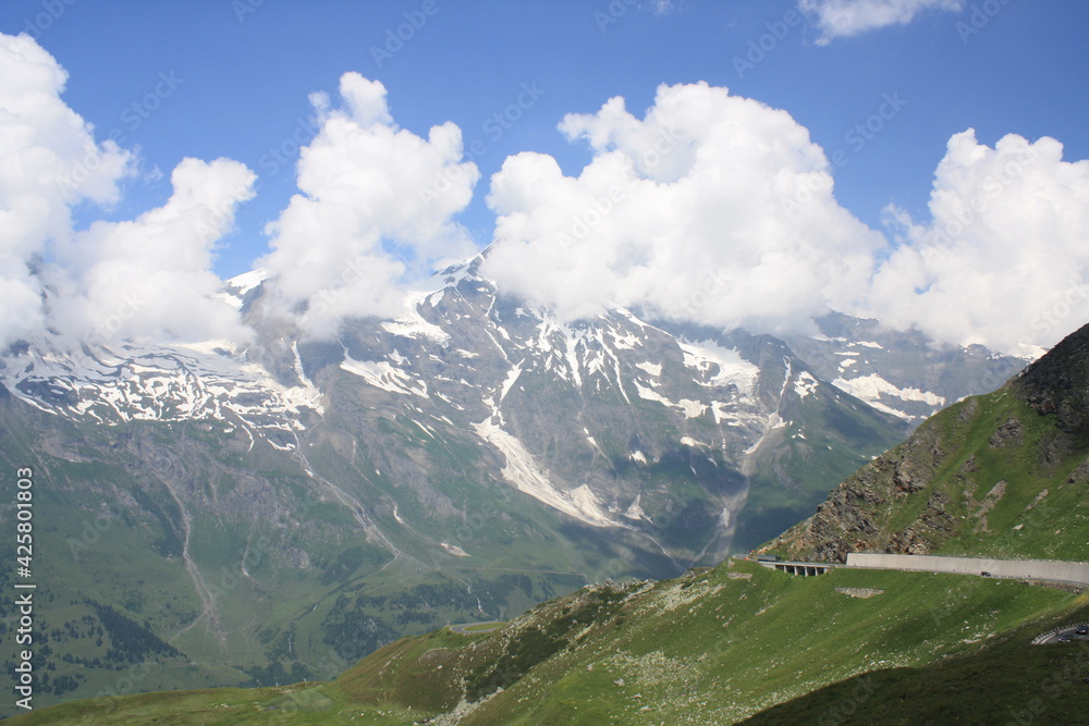 Carretera alpina del Grossglockner. Austria.