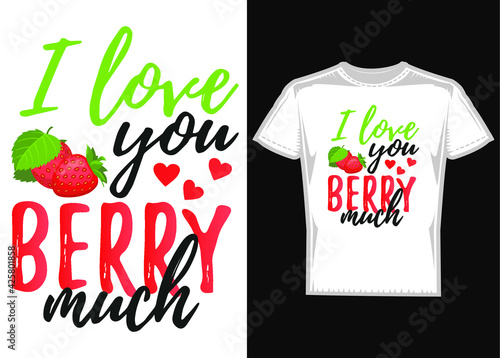 Berry Picking T-Shirt Designs for Berry lover