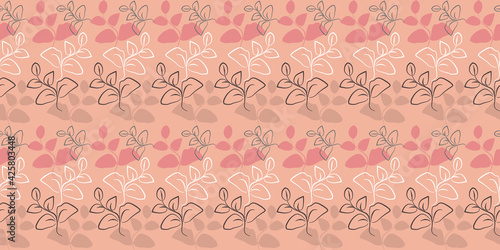 Seamles pattern digitalpaper textile packaging. Background flowers pink 