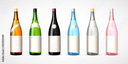 Japanese Sake bottles