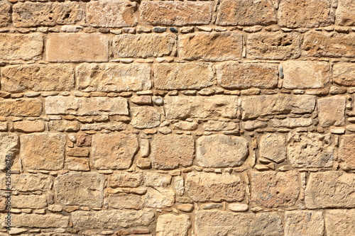 Background of decorate sand stone wall surface