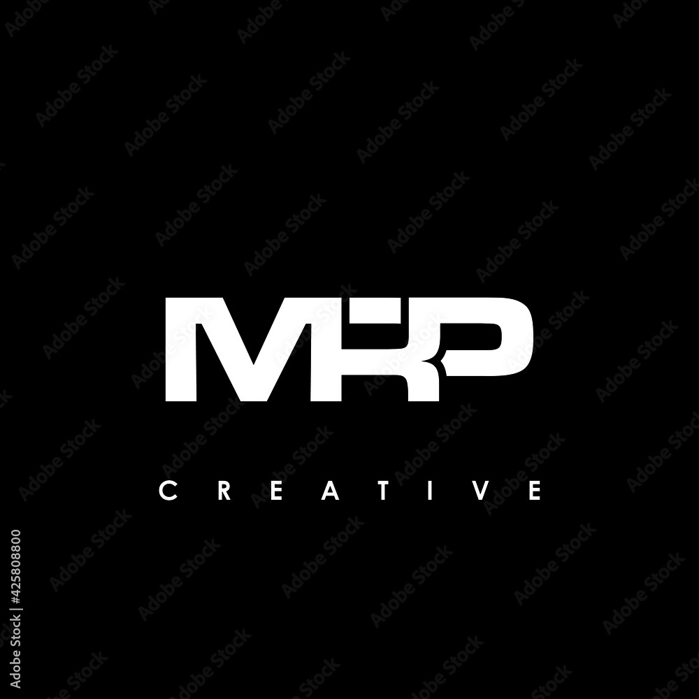MRP Letter Initial Logo Design Template Vector Illustration