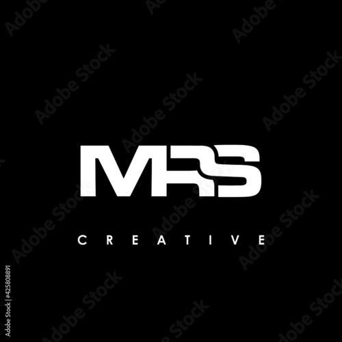 MRS Letter Initial Logo Design Template Vector Illustration