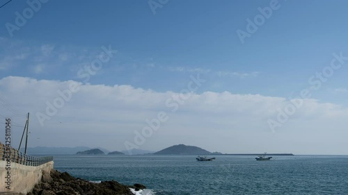 Gogunsan Islands Munyeodo seascape in Gunsan, Korea photo