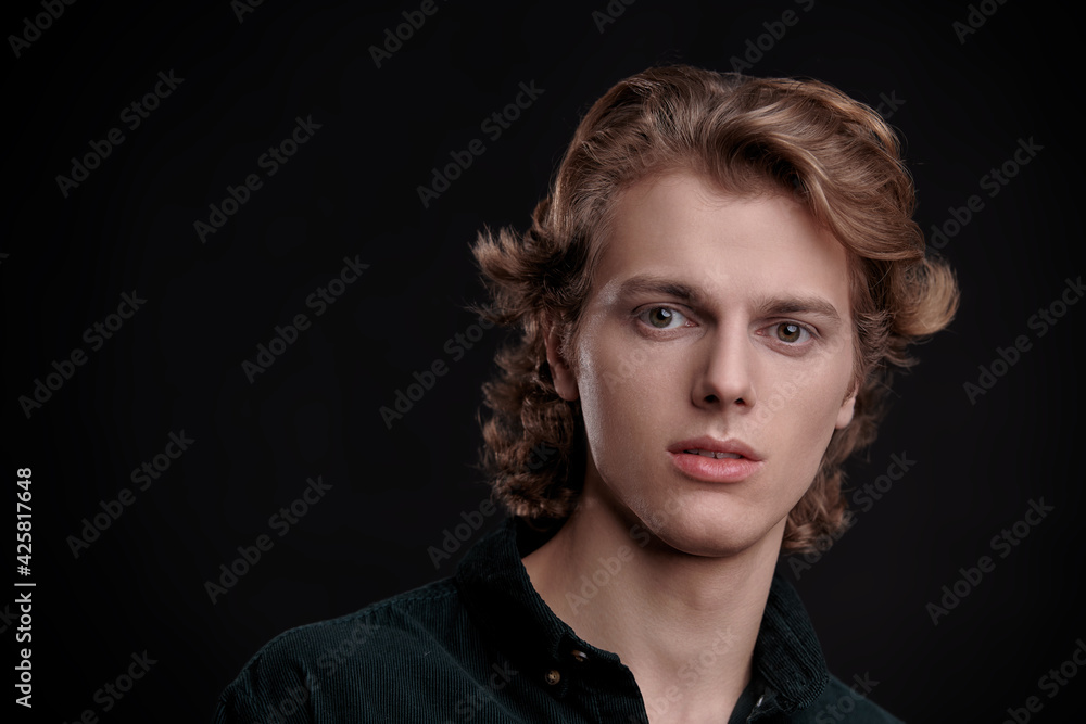 guy with wavy hair guy with wavy hair