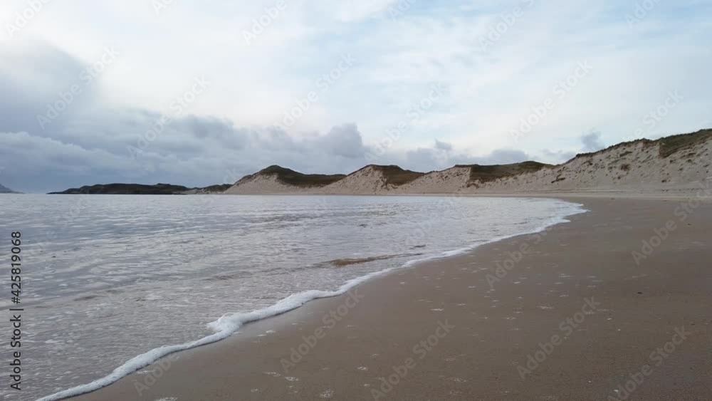 The beautiful dunes at Sheskinmore between Ardara and Portnoo during the winter in Donegal - Ireland. The beautiful dunes at Sheskinmore between Ardara and Portnoo during the winter in Donegal - Ireland.