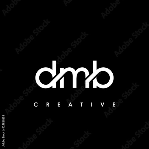 DMB Letter Initial Logo Design Template Vector Illustration