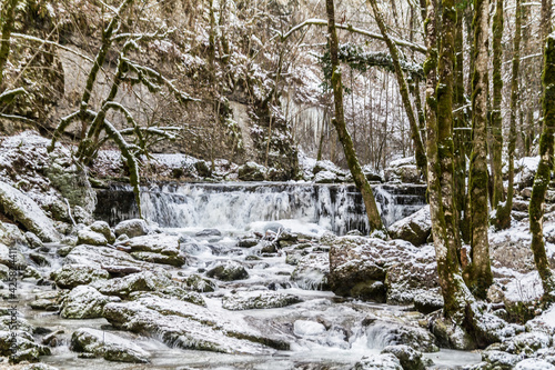 river in winter