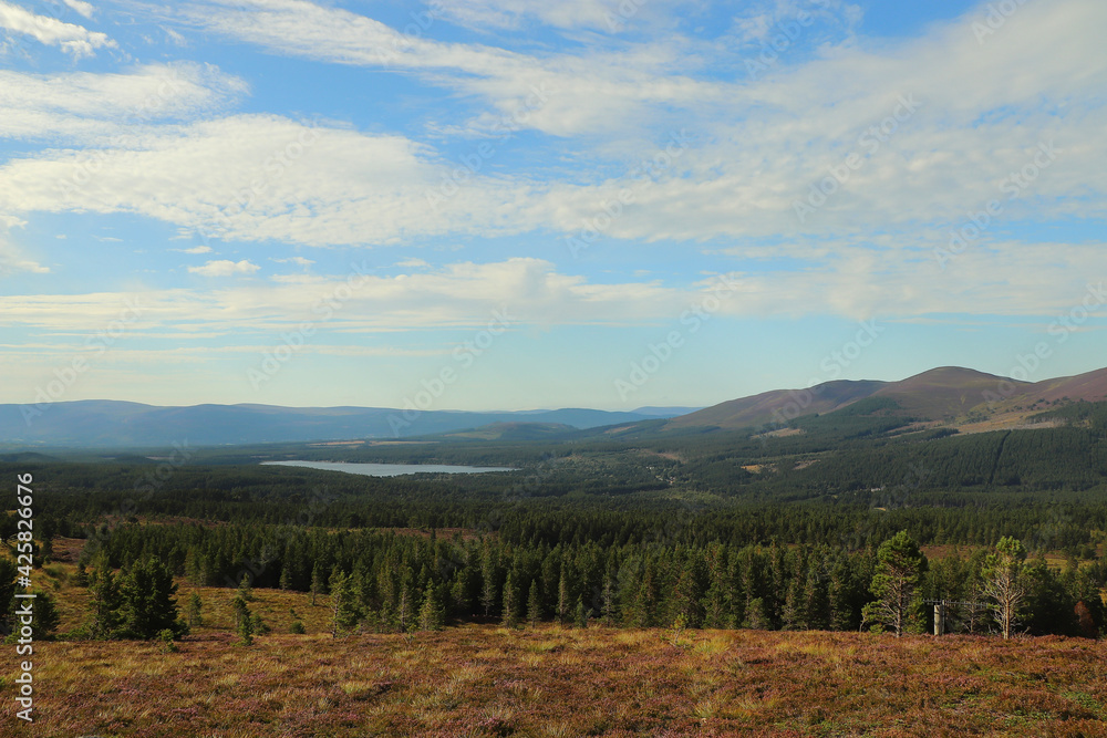 View out from high up in the Cairngorms