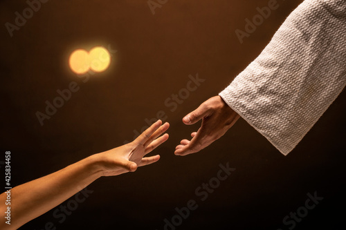 Принти на полотні Jesus Christ praying at night