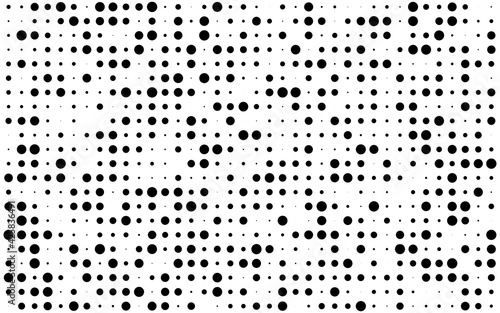 Digital data background with circles. Backdrop technology with dots