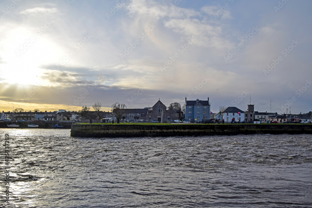 Skyline of the Corrid river in Galway, Ireland