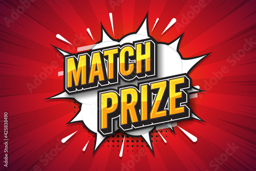 Match prize, font expressio...
