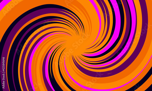 Psychedelic groovy background. Colorful abstract background. Vector illustration.