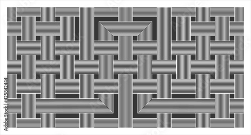 Motif géométrique de Carrés et rectangles