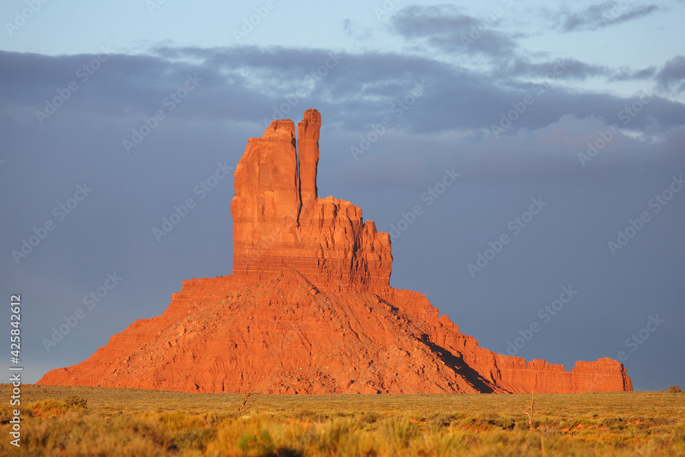 Monument Valley butte formation in Arizona