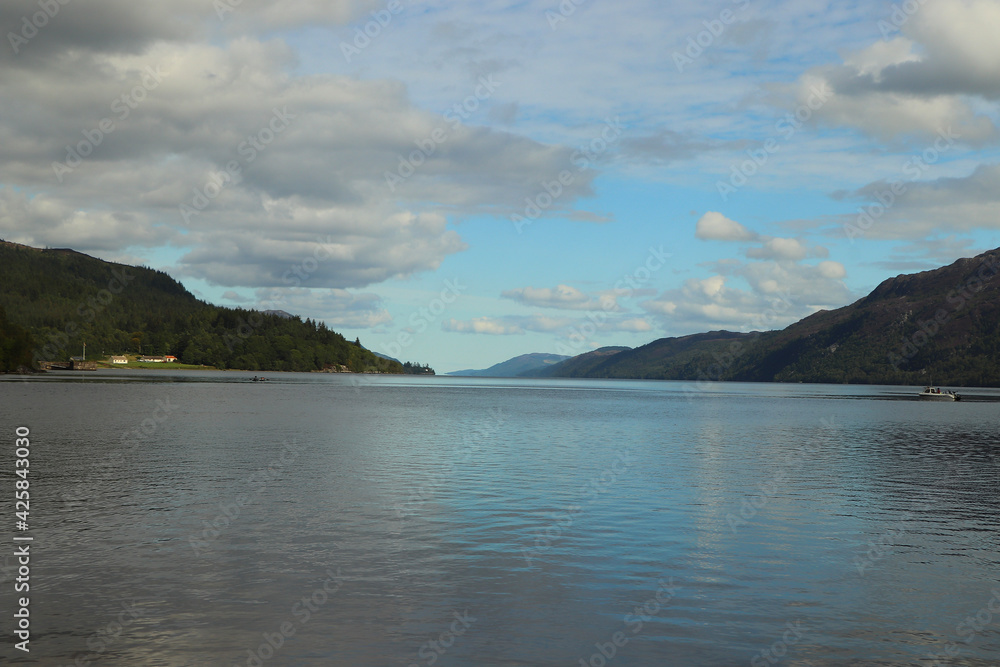 A sunny day on Loch Ness A sunny day on Loch Ness