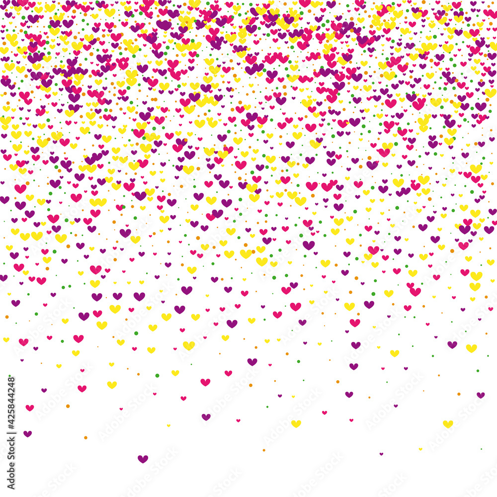 Purple Friendship Circle Texture. Rose Pattern Background. Pink Round Saint. Yellow Design Wallpaper. Sparkle Illustration.