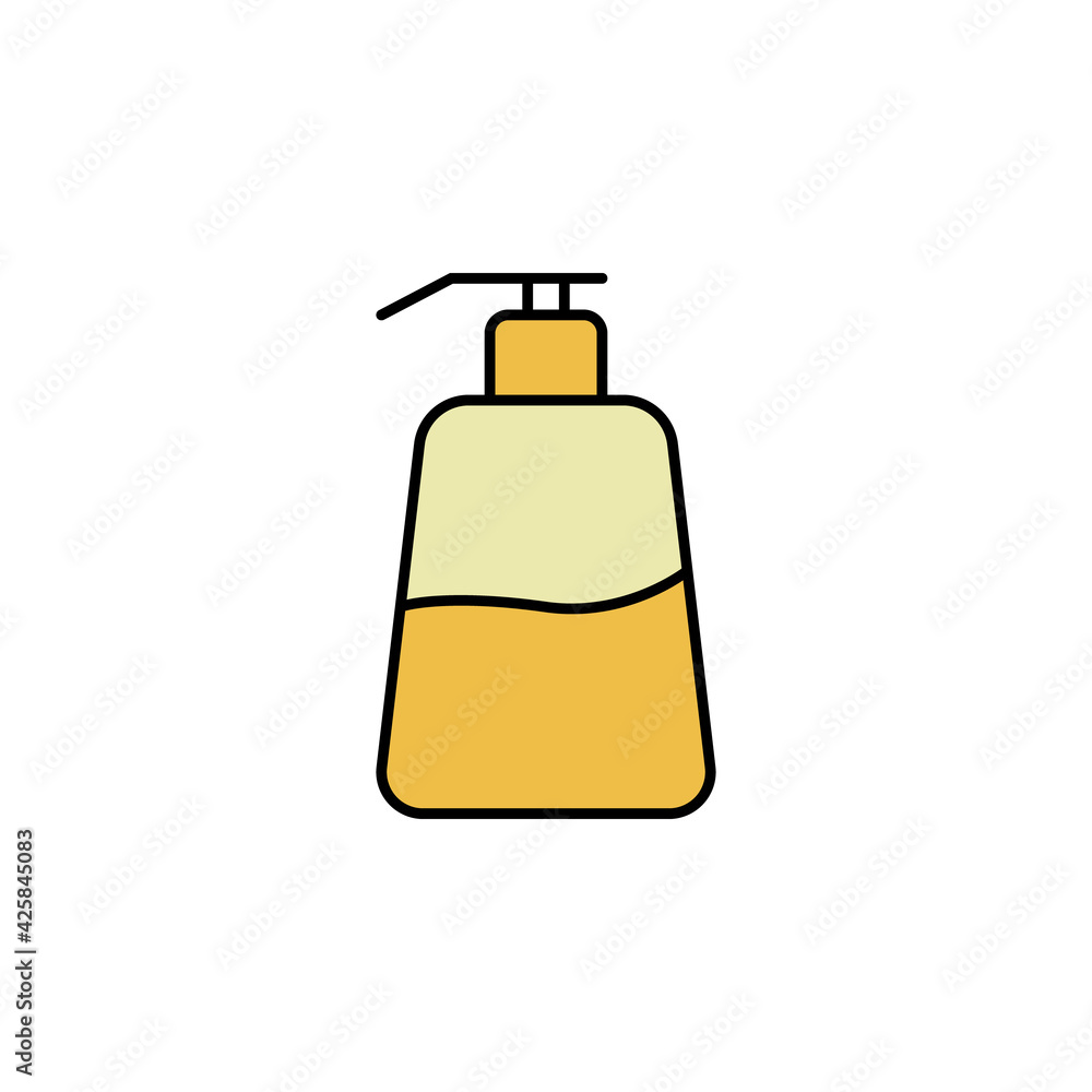 liquid soap bottle outline icon. Signs and symbols can be used for web, logo, mobile app, UI, UX liquid soap bottle outline icon. Signs and symbols can be used for web, logo, mobile app, UI, UX