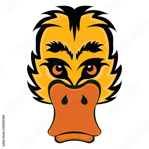 
Download this premium glyph icon of duck face 

 photo