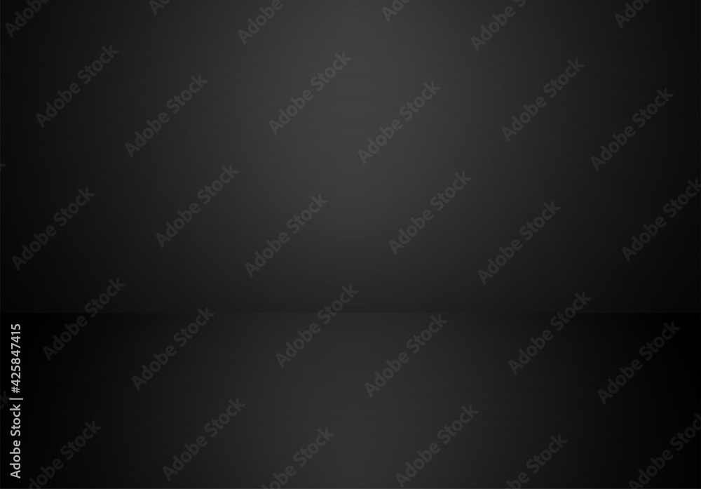 Abstract. studio,room spotlights modern design black background. for display of content design. for advertise product. Vector.