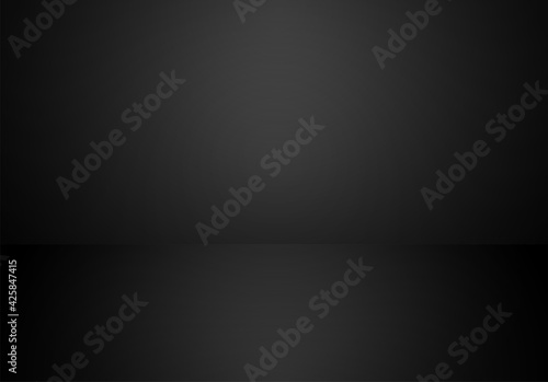 Abstract. studio,room spotlights modern design black background. for display of content design. for advertise product. Vector.