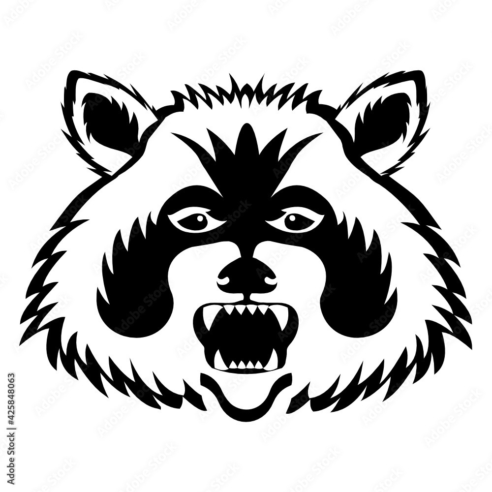 
Download this premium glyph icon of angry animal 

