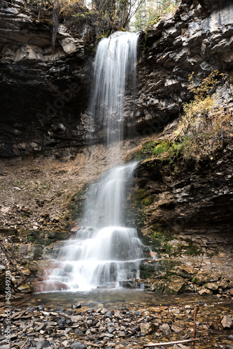 Waterfall in Canada Troll Falls