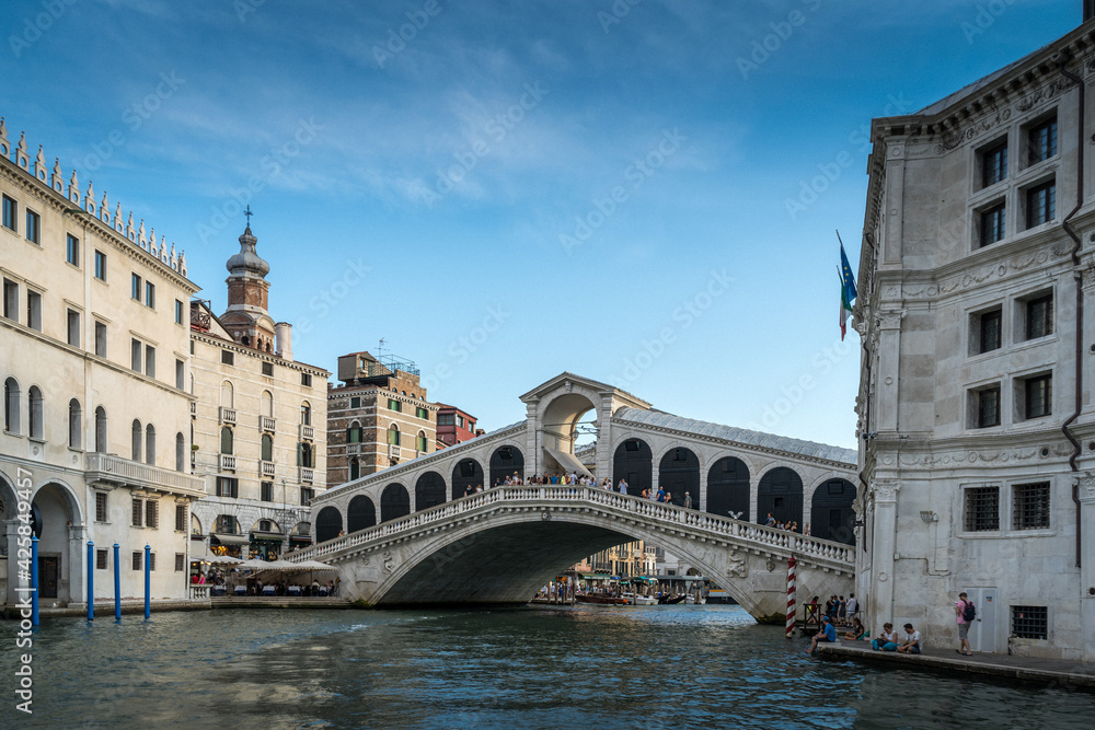Rialto Bridge of Venice.