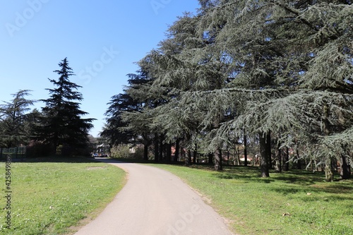Parc de Parilly, ville de Bron , département du Rhône, France