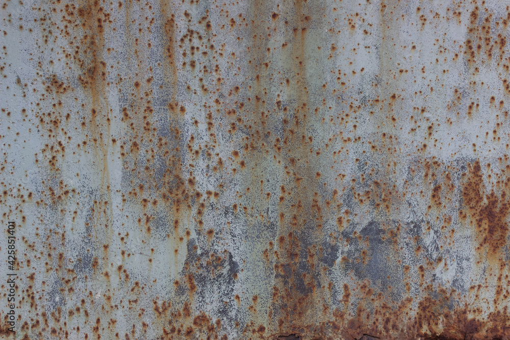 Rusty metal wall texture