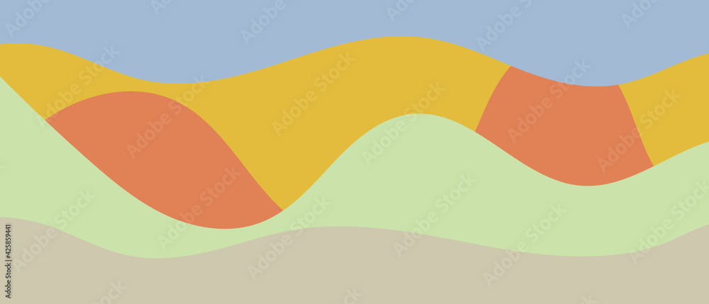 Colored bright background of geometric shapes, 70s retro style. Modern design for cover or web screensaver. Colored bright background of geometric shapes, 70s retro style. Modern design for cover or web screensaver.