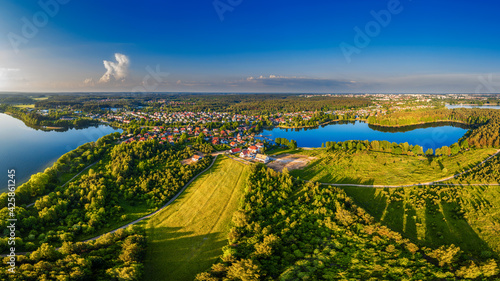 Olsztyn-miasto czterech rzek i piętnastu jezior na Warmii w północno-wschodniej Polsce