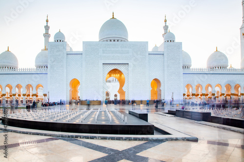 Photography sheikh zayed grand mosque  Abu Dhabi  UAE