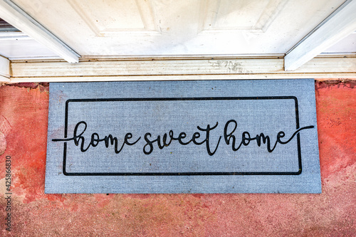 Home Sweet Home Door Mat in the Country