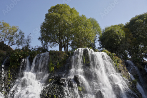 Shaki Waterfall on the Vorotan River, the largest waterfall in Armenia