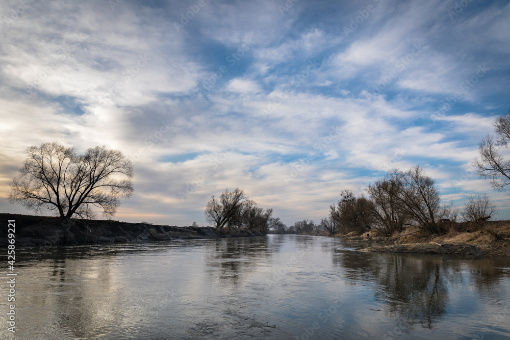 landscape on the riverside