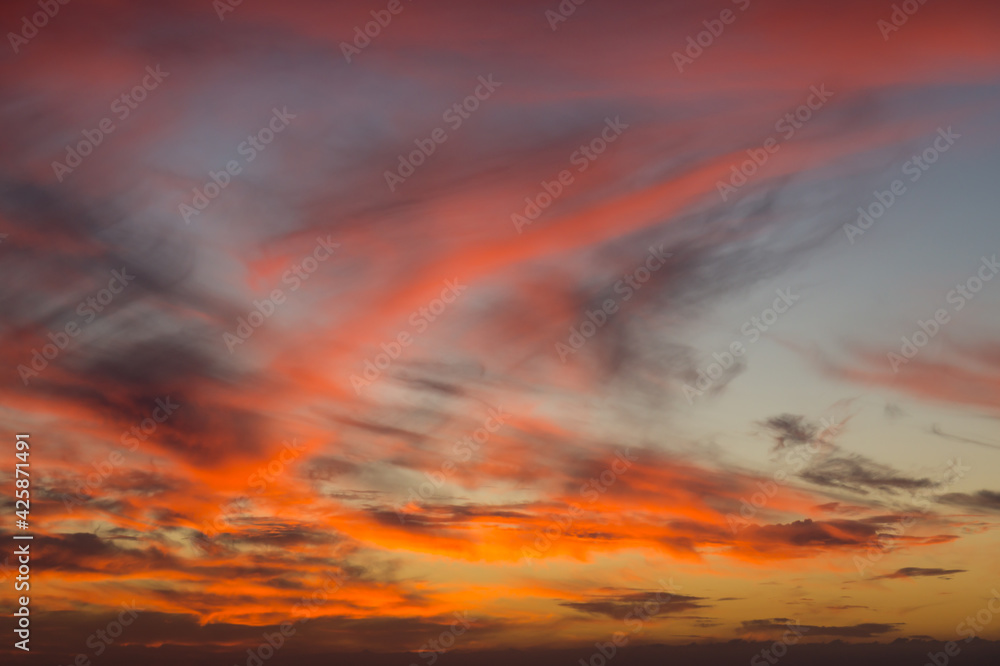 colorful abstract dramatic cloud background