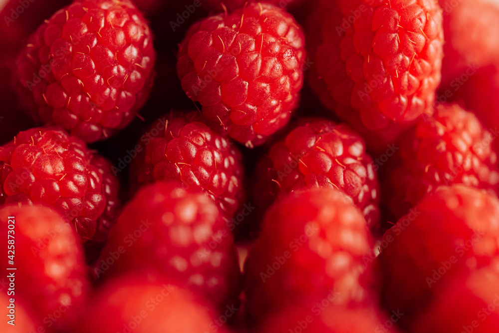 raspberries on a white background raspberries on a white background