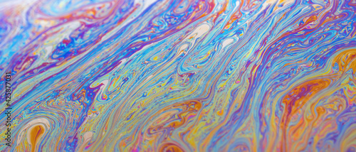 colorful soap bubble background