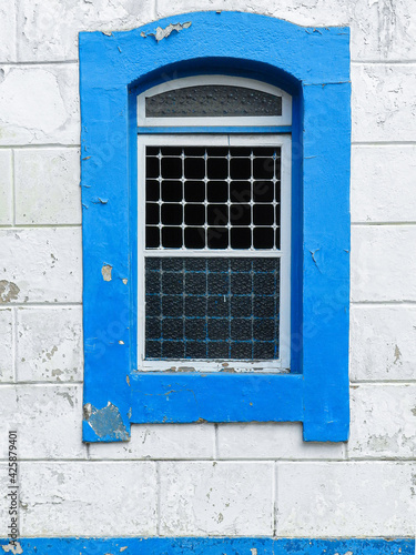 blue window