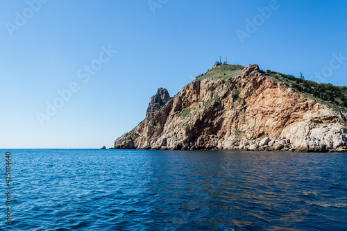 rocks and sea