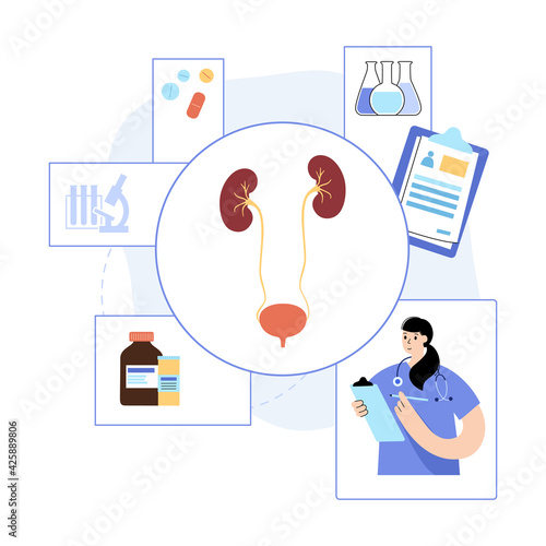 Kidney disease concept