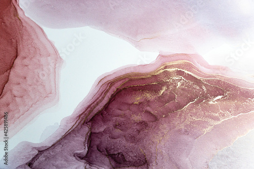 Alcohol ink art colorful background. Fluid art texture. Marble illustration. Abstract wallpaper