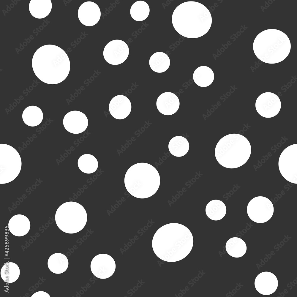 Irregular polka dots seamless pattern. Circle shapes texture background. Irregular polka dots seamless pattern. Circle shapes texture background.