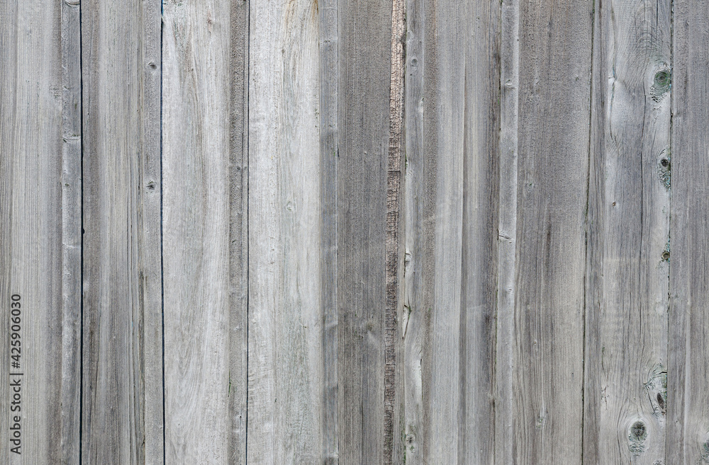 Wall from old gray wooden boards, background Wall from old gray wooden boards, background